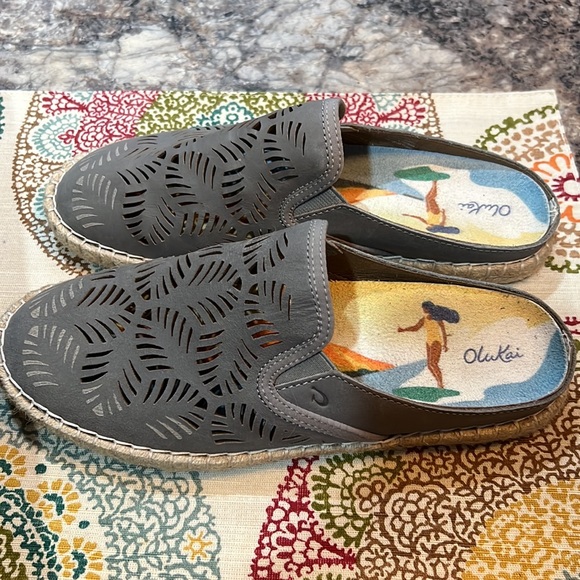 Olukai espadrille slides size 7.5 - Picture 5 of 7